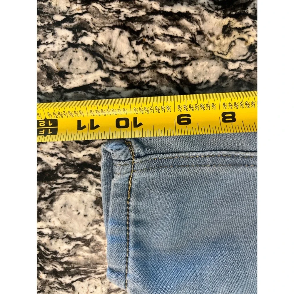 Cat & Jack Baby Girls Unicorn Jeggings Light‎ Wash Denim Jeans 18M Rainbow Knee